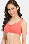 Rosaline Cyber Grove Everyday Double Layered Non Wired 3/4th Coverage T-Shirt Bra (Pack of 2) - Multicolor — thumbnail 4